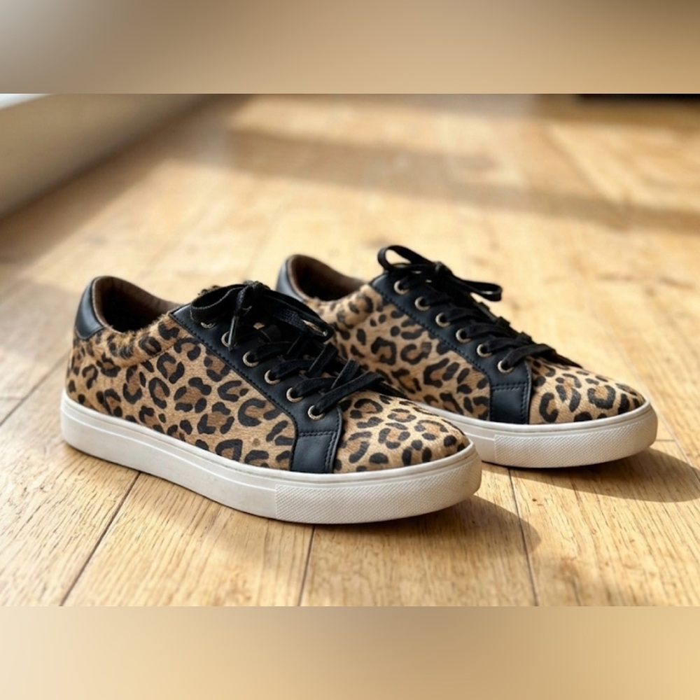 Naturalizer Leopard Print Kids Sneakers